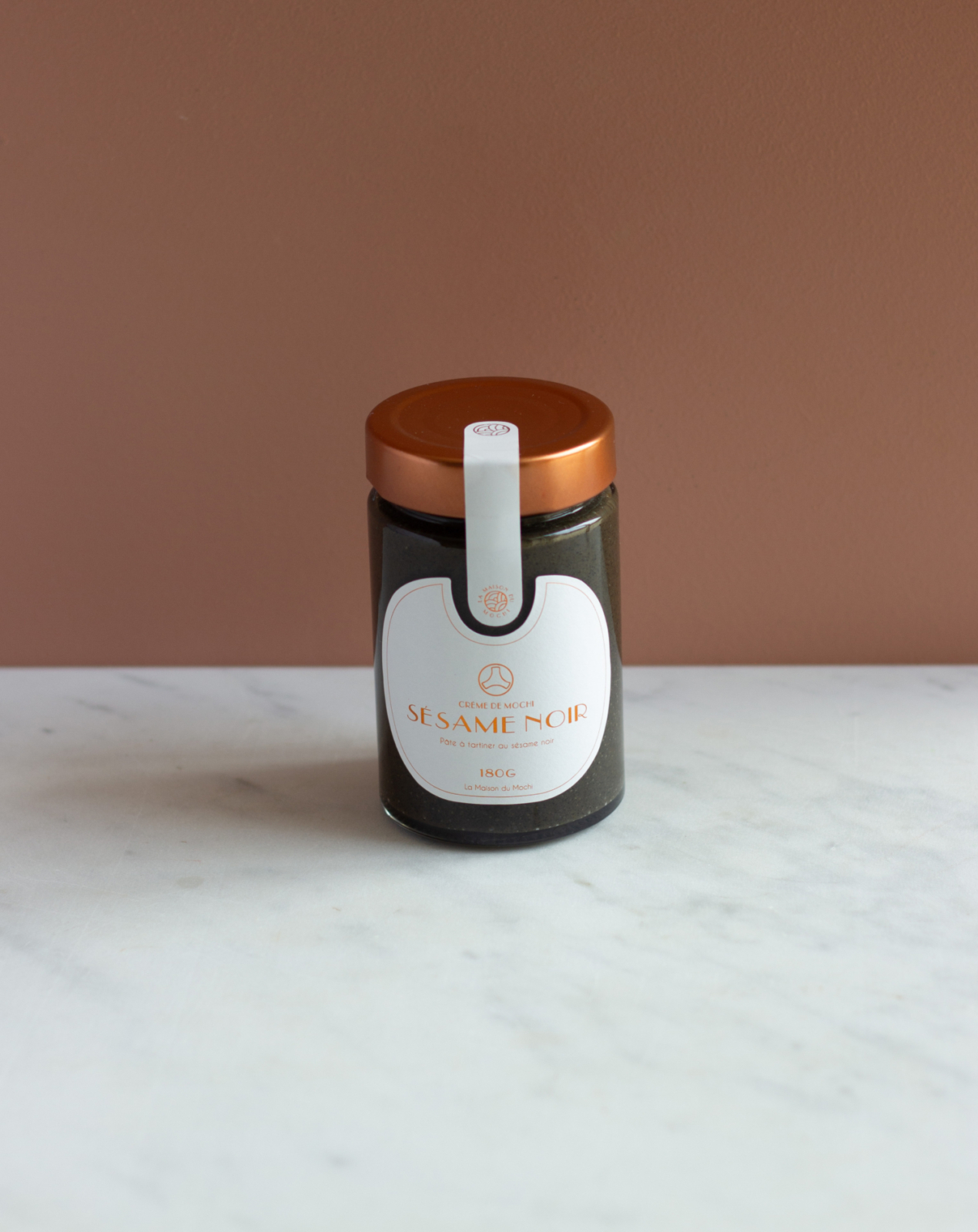 Sésame noir, crème de mochi